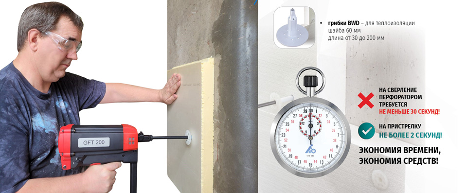Монтаж утеплителя - быстро и надёжно! Монтаж утеплителя - быстро и надёжно!